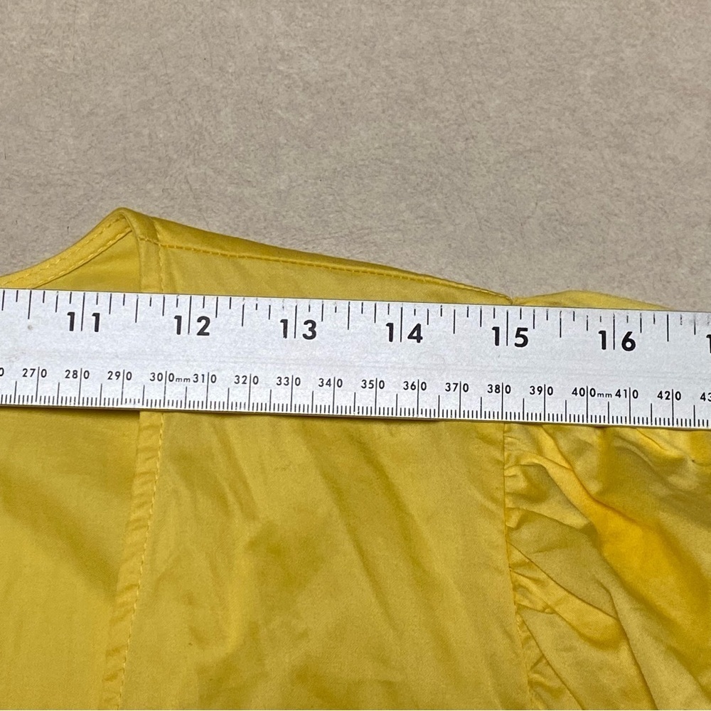 Eloquii Dress Women’s Size 16 Yellow Bubble hem Puff Sleeve Mini Dress NWT - Picture 10 of 15